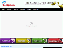 Tablet Screenshot of dolphintextiles.com